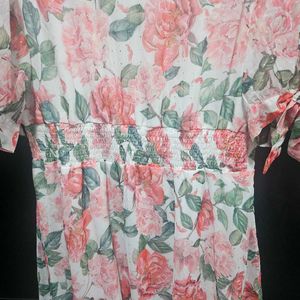 Floral Print Midi Dress