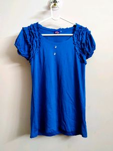 🔥BUY1GET1🔥 Deal 🔥 Women's Blue Designer Top