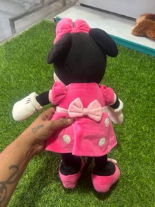 Minnie Mouse Plush Doll - Pink Polka Dots