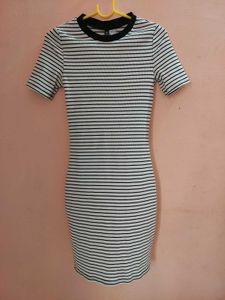 Striped Bodycon Mini Dress