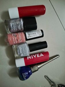 Assorted Nail Polish & Lip Balm Lot
