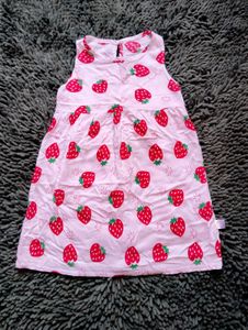 Strawberry Print Dress
