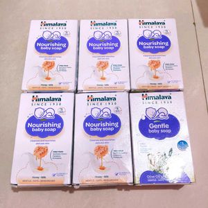 COMBO OF 6 Himalaya Nourishing Baby Soap Pack