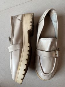 Cream Loafers