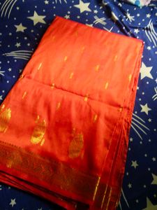 Red & Gold Saree