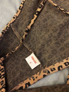 Urbanic Leopard Print Crop Top backless