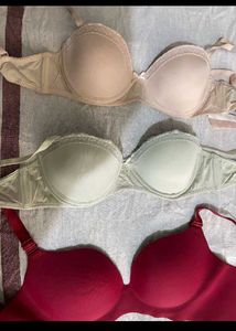 Bra -2 Combo Pink And Green