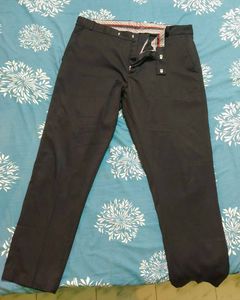 Men's Black Formal Trousers