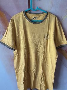 Yellow Graphic Print T-Shirt