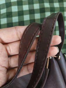 SALE❗Chic Brown Faux Leather Shoulder Bag