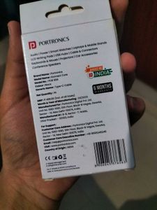Portronics C Type Cable