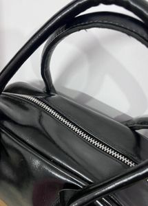 Chic Black Faux Leather Hobo Bag
