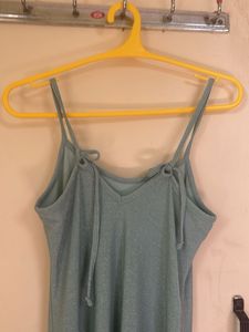 Blue Spaghetti Strap Dress