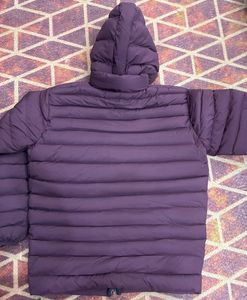 Kids Purple Puffer Jacket