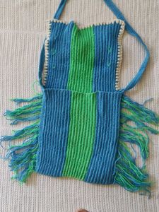 Handmade Crochet Bag with Bow