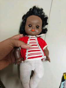 Vintage Doll with Red and White Outfit