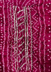 Vibrant Pink Bandhani Print Kurta
