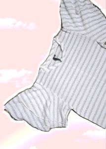 Sheer Stripes Top