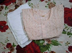 Elegant Chikankari Kurta Set