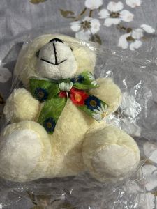 Cute Yellow Teddy Bear with Bow