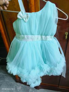Baby Girl's Aqua Tulle Dress