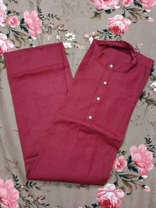 Men's Maroon Kurta🆕