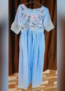 Front Cut Kurta Set