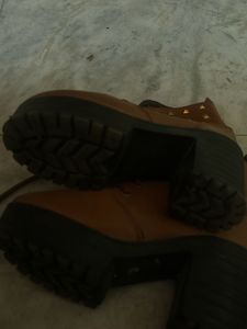 Studded Brown Ankle Boots