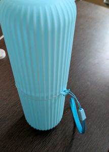 Blue Toothbrush Travel Case