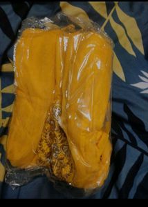 Embroidered Yellow Lehenga Choli Top