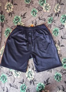 Nike Athletic Shorts Navy Orange