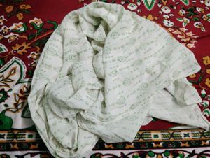 Green Printed Dupatta