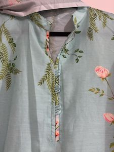 Pakistani Floral Kurta Set with Dupatta