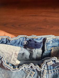 Zara brand 13-14yrs Cute Floral Denim Skirt