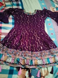 Beautiful Purple sharara