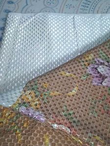 Silk Floral Print single bed bedsheet