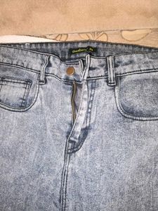 Washed Denim Jeans