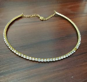 Sparkling Rhinestone Choker Necklace