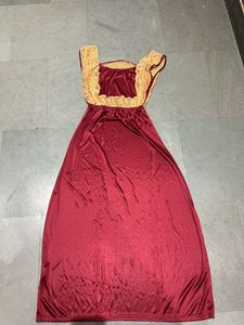 Sexy Night Gown With Back Closure