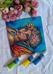 Mini Handmade Fairy Painting