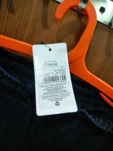 shein Comfortable Navy Blue Pants