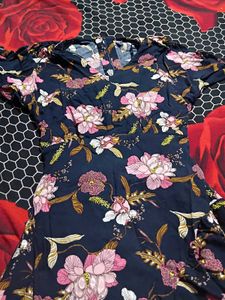Floral Print Midi Dress