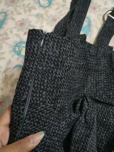 Dark Grey Pinafore Skirt