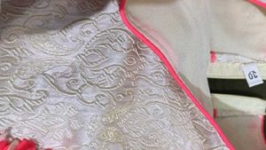 Designer Pink Floral Lehenga Choli Set