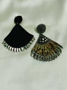 3 Tone Feature Earring
