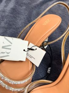 Zara Rhinestone Heels
