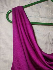 Purple Cowl Neck Top
