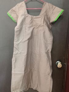 Cotton Top Stitched -L Size- Grey Colour