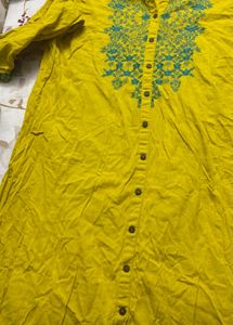 Printed Blue Kurta