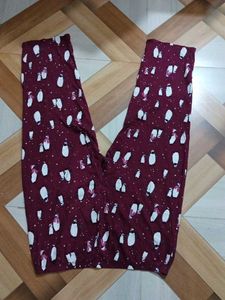 Maroon Printed Co-ord Set for Women